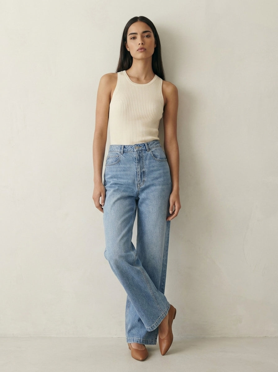 High-Rise Jeans B102