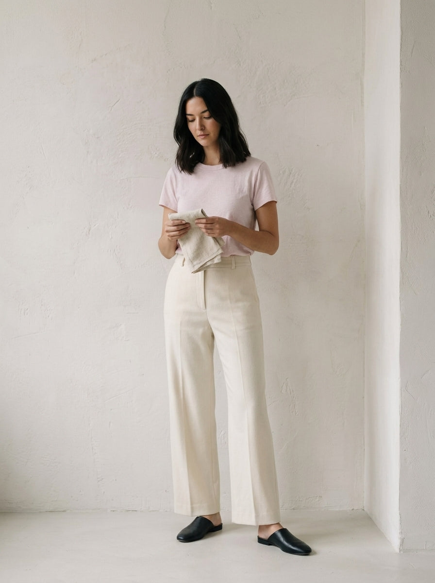 Valeria Tailored Cotton Slim Fit Tee A369