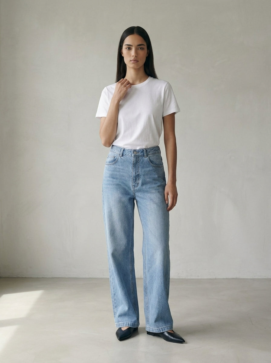High-Rise Jeans B102
