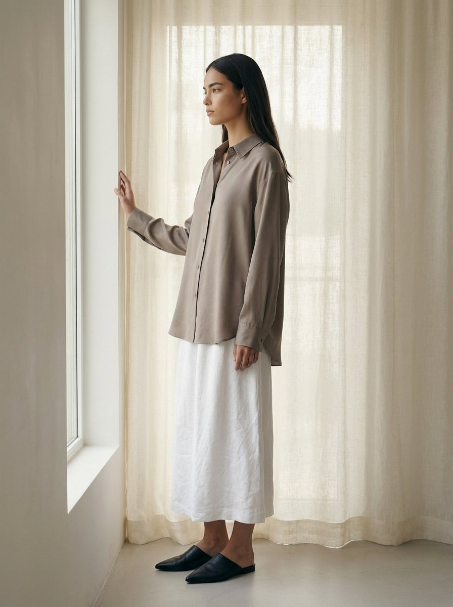 Linen Skirt C93