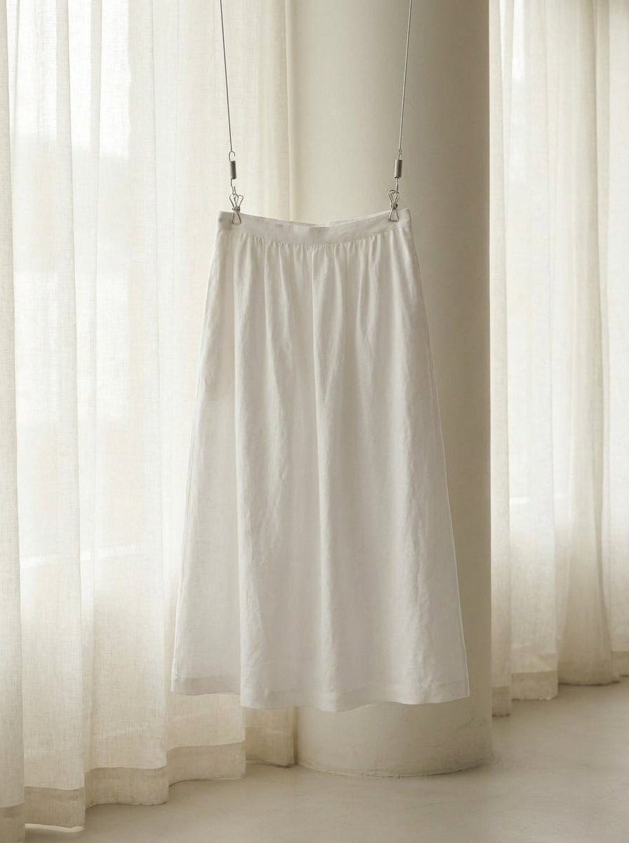 Linen Skirt C93